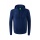 Erima Kapuzenpullover Essential Team Kapuzensweat (weiche Baumwolle, Rippbündchen) navyblau/grau Herren